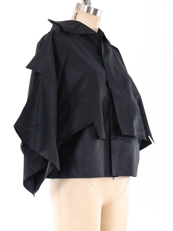 Issey Miyake Black Origami Top Top arcadeshops.com