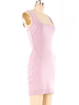 Alaia Lavender Knit Tank Dress Dress arcadeshops.com