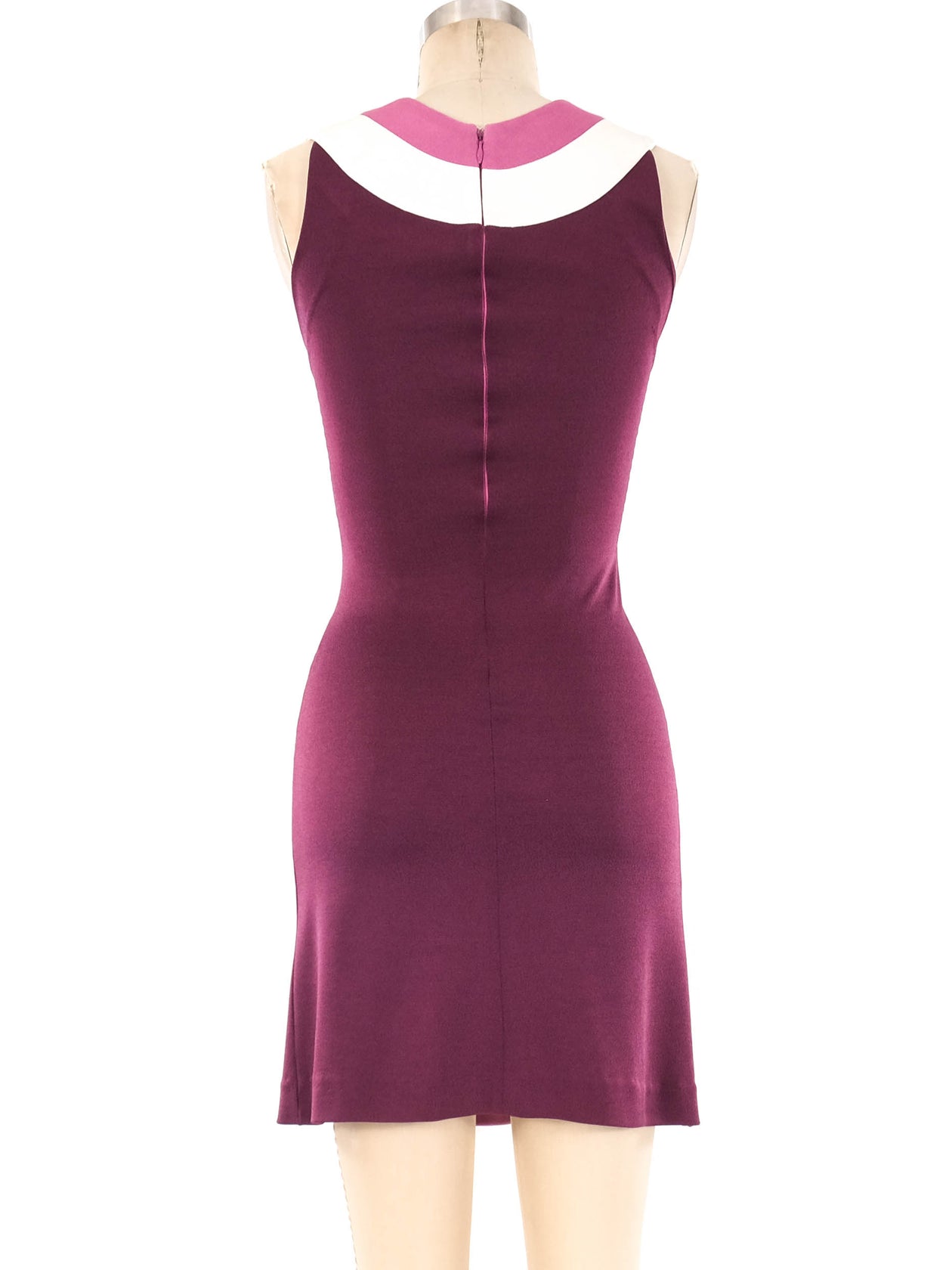 Balenciaga Colorblock Striped Jersey Dress