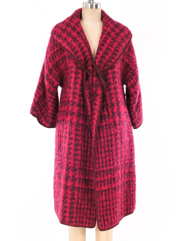 Bonnie Cashin Houndstooth Tweed Coat Outerwear arcadeshops.com