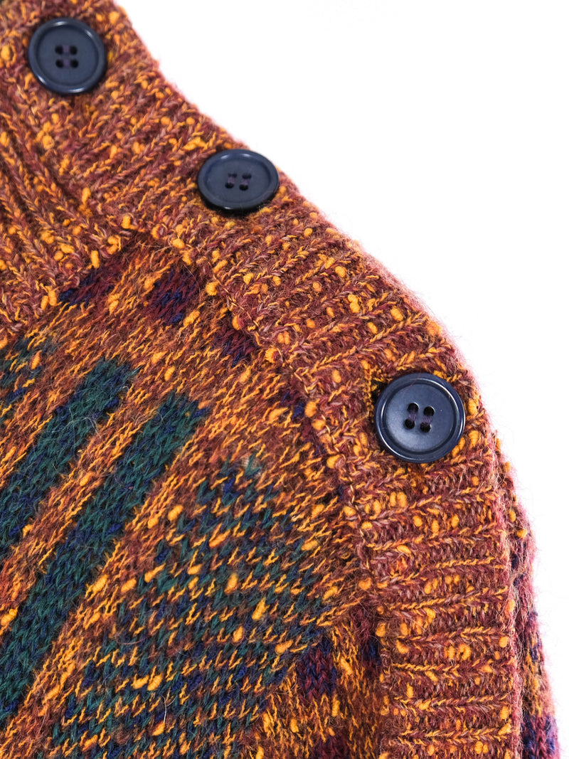 Missoni Grid Pattern Knit Sweater Dress Dress arcadeshops.com
