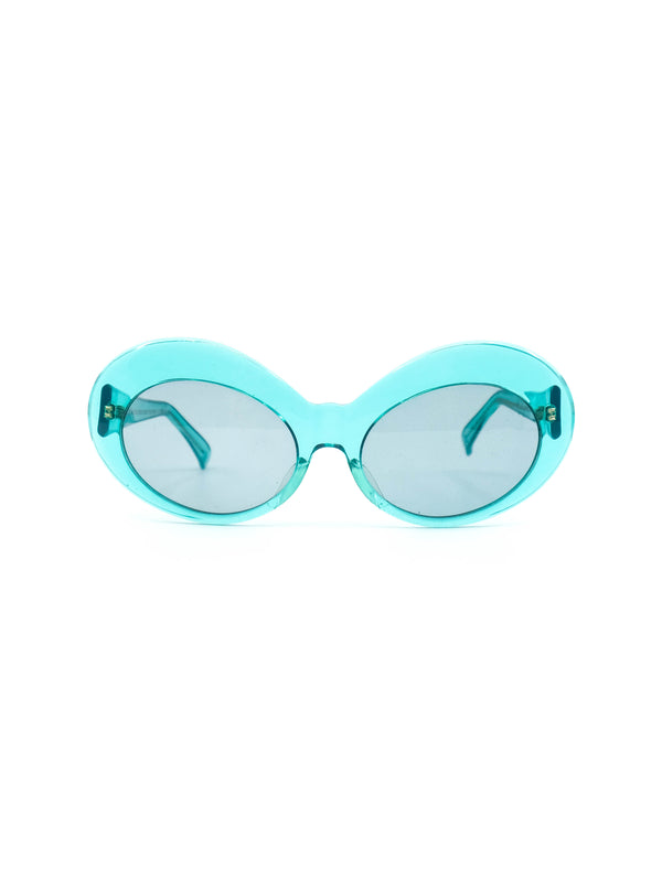 Christian Roth Translucent Rounded Cateye Sunglasses Accessory arcadeshops.com