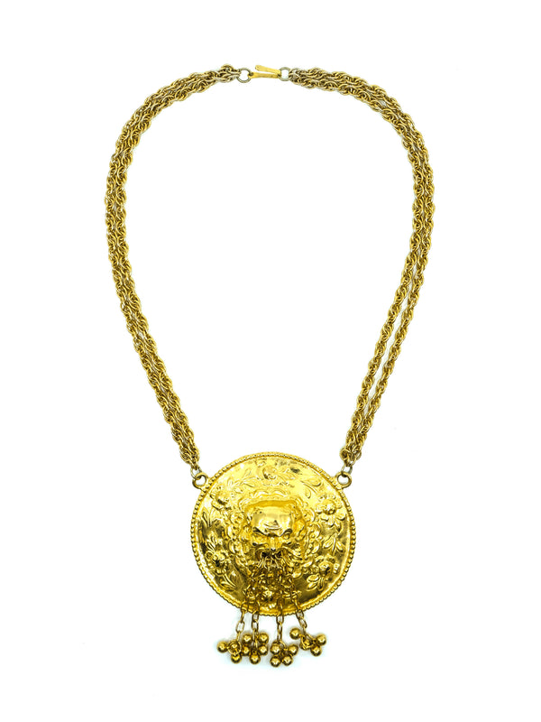 Judith Leiber Fringed Pendant Necklace Accessory arcadeshops.com