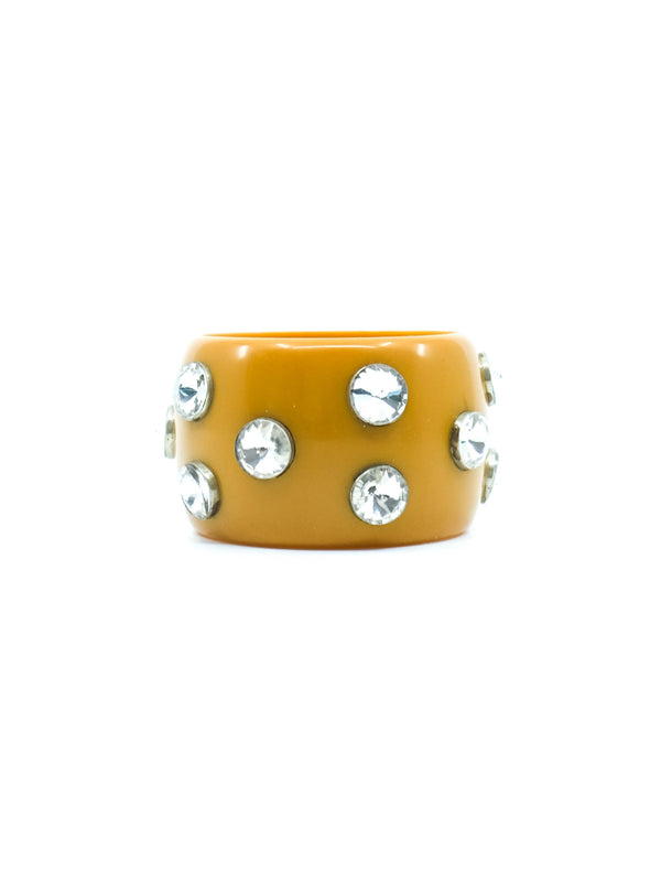 Crystal Studded Butterscotch Bangle Accessory arcadeshops.com