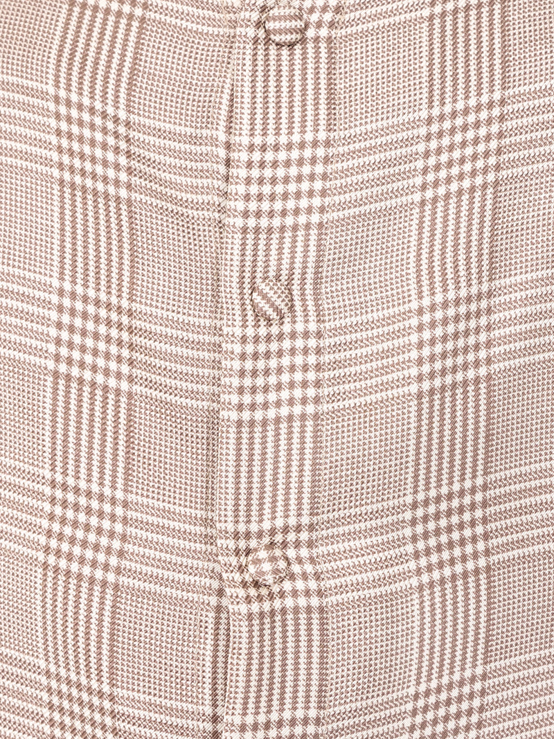 Thierry Mugler Plaid Skort Ensemble Suit arcadeshops.com