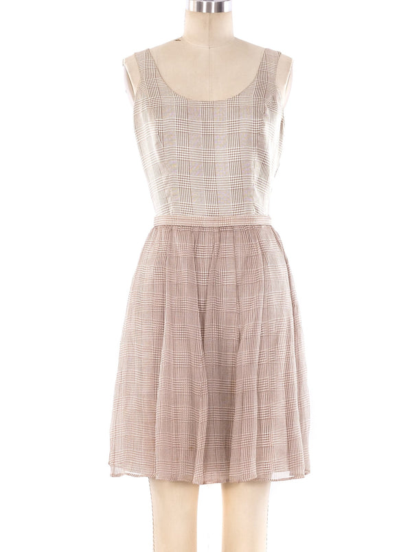 Thierry Mugler Plaid Skort Ensemble Suit arcadeshops.com