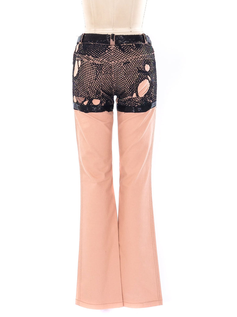 Christian Dior Bead and Lace Embellished Pants Bottom arcadeshops.com