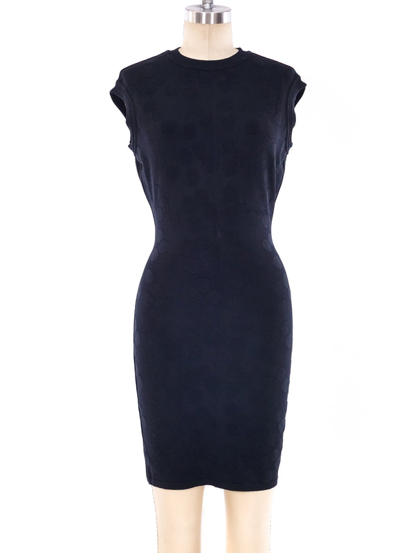 Alaia Dotted Knit Mini Dress Dress arcadeshops.com