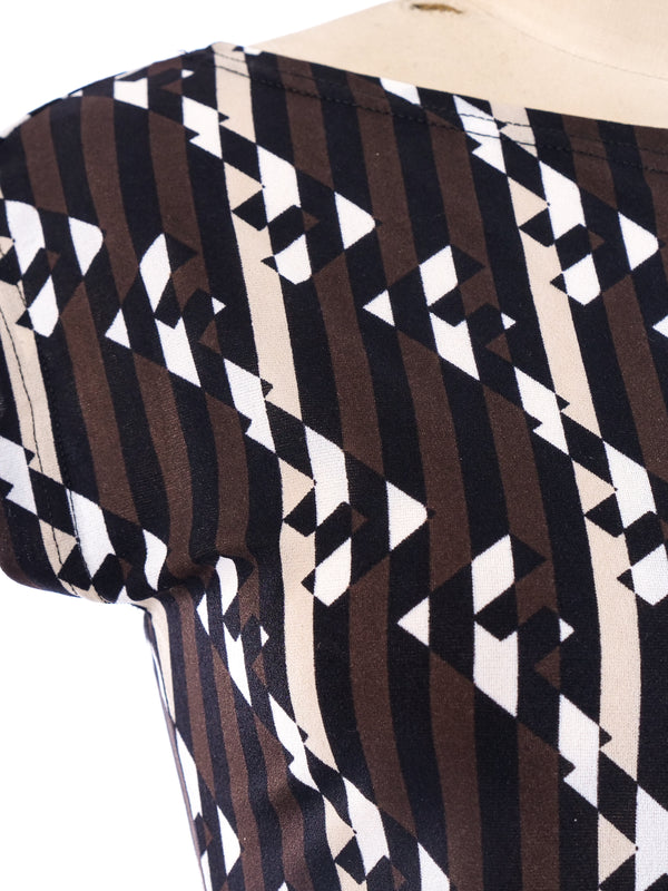 Fendi Zucca Print Mini Dress Dress arcadeshops.com