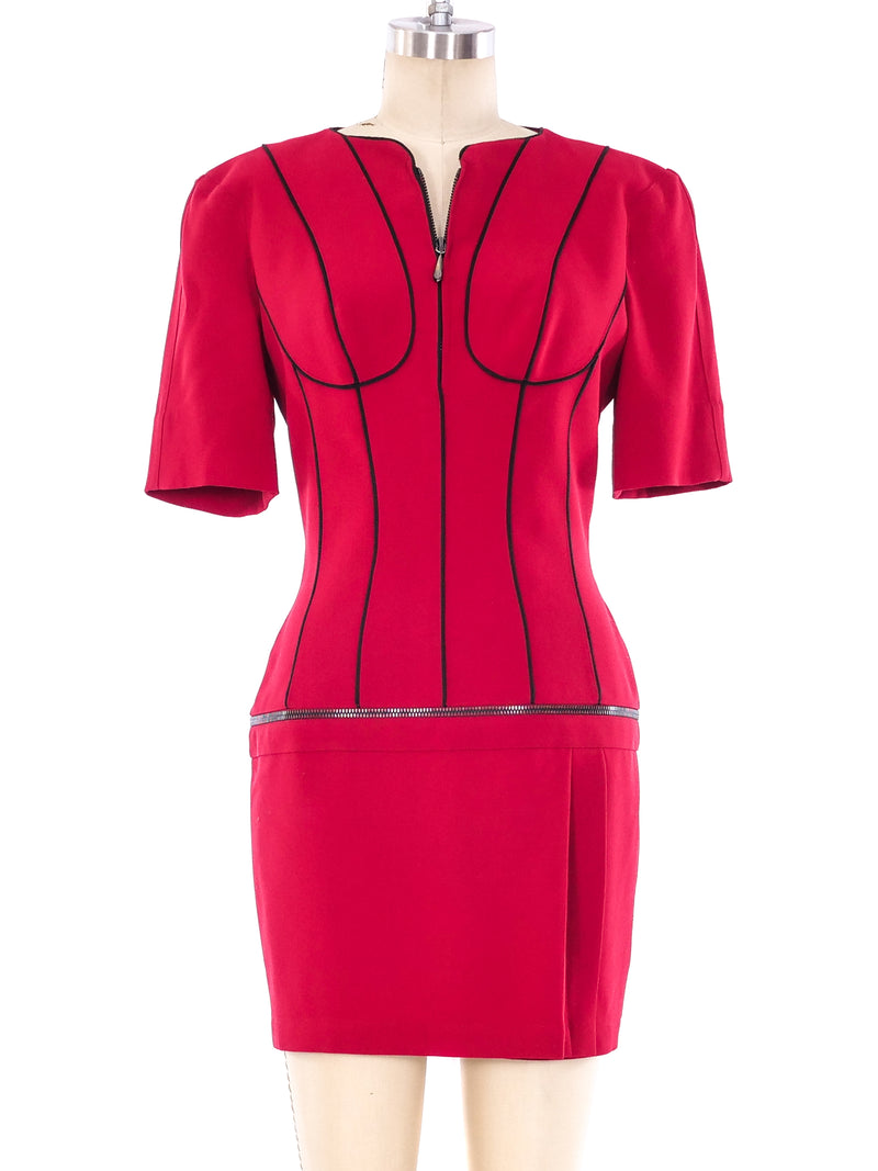 Thierry Mugler Convertible Zipper Dress Dress arcadeshops.com