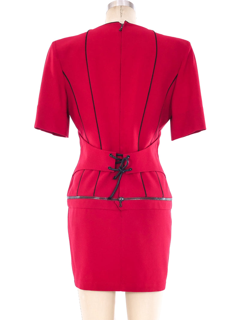 Thierry Mugler Convertible Zipper Dress Dress arcadeshops.com