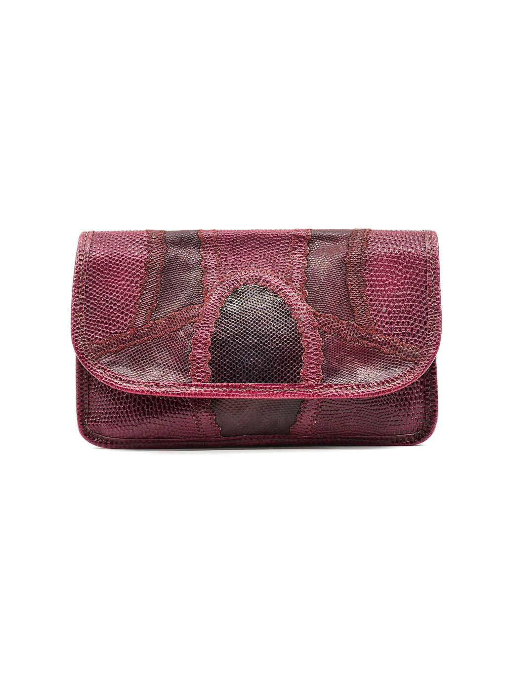 Carlos Falchi snakeskin envelope selling clutch