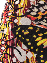 Jean Paul Gaultier Butterfly Printed Mesh Maxi Skirt Bottom arcadeshops.com