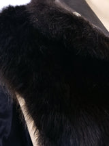 Chocolate Fur Longline Vest Jacket arcadeshops.com