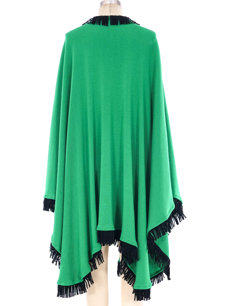 Yves Saint Laurent Fringe Trimmed Shawl Jacket arcadeshops.com