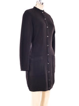 Alaia Snap Front Sweater Dress Dress arcadeshops.com