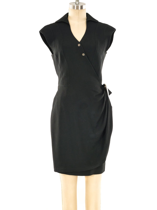 Thierry Mugler Belted Wrap Dress Dress arcadeshops.com