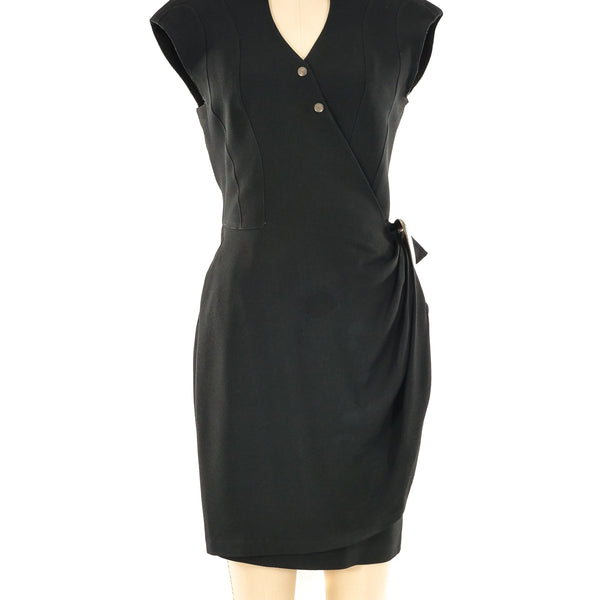 MUGLER 25P6PA03652013RD699 関税送料込 Thierry Mugler Belted Wrap Dress