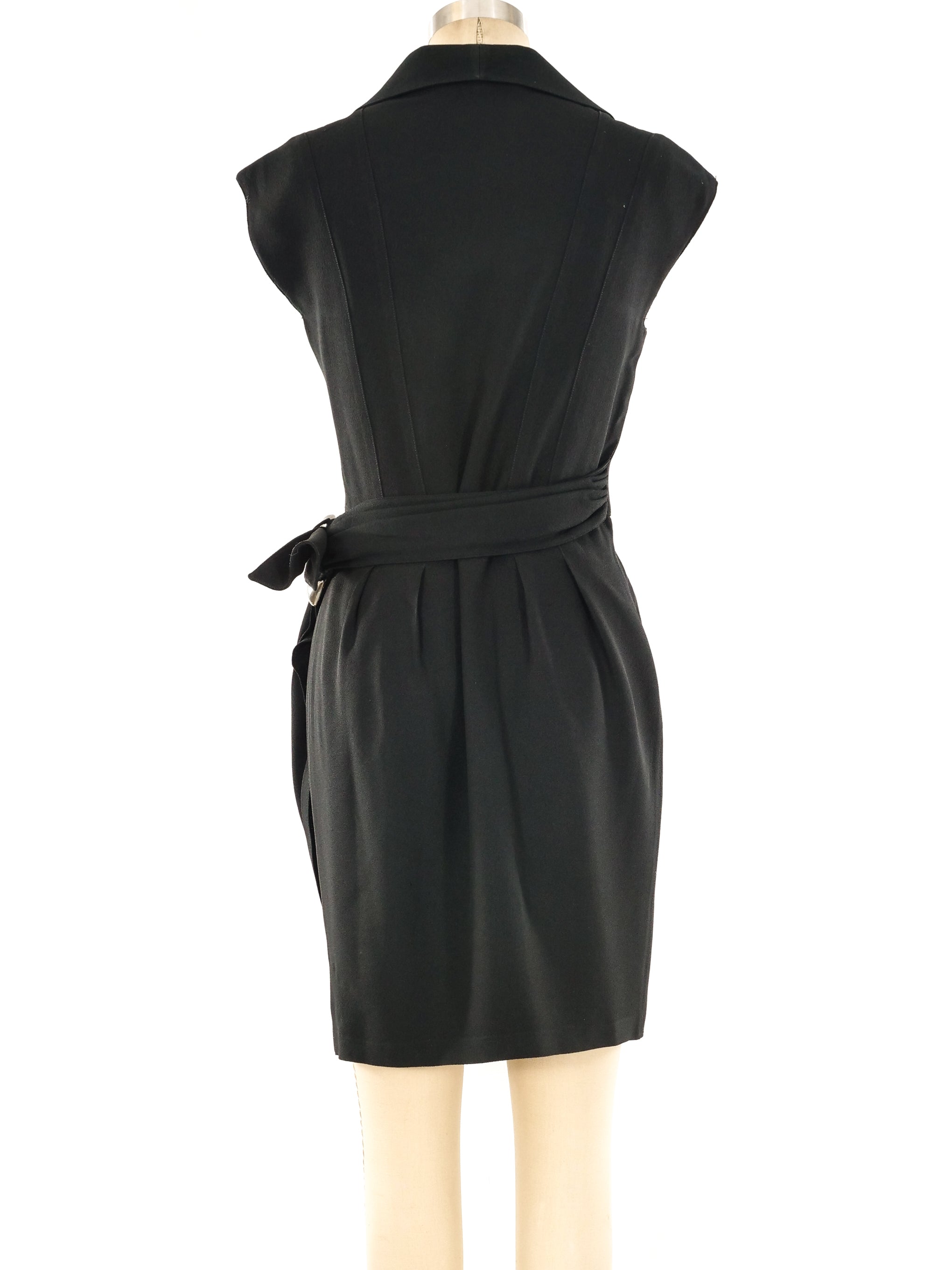 Thierry Mugler Belted Wrap Dress