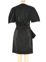 Thierry Mugler Medallion Buckle Wrap Dress Dress arcadeshops.com