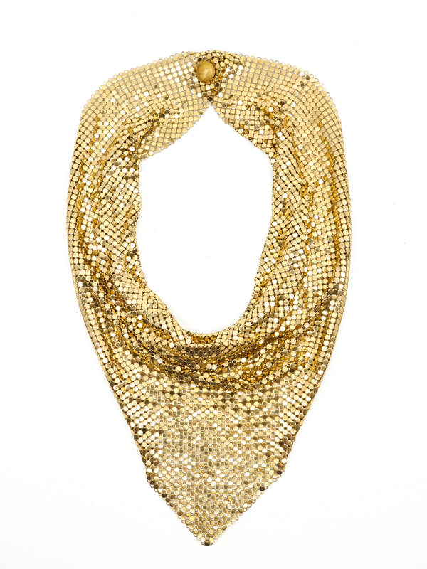 Chainmail Bib Necklace Accessory arcadeshops.com