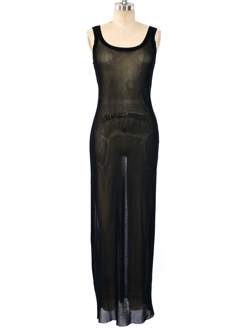Jean Paul Gaultier Mesh Tank Dress Dress arcadeshops.com