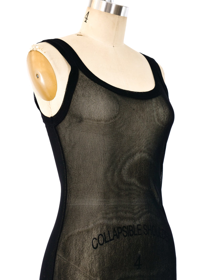 Jean Paul Gaultier Mesh Tank Dress Dress arcadeshops.com
