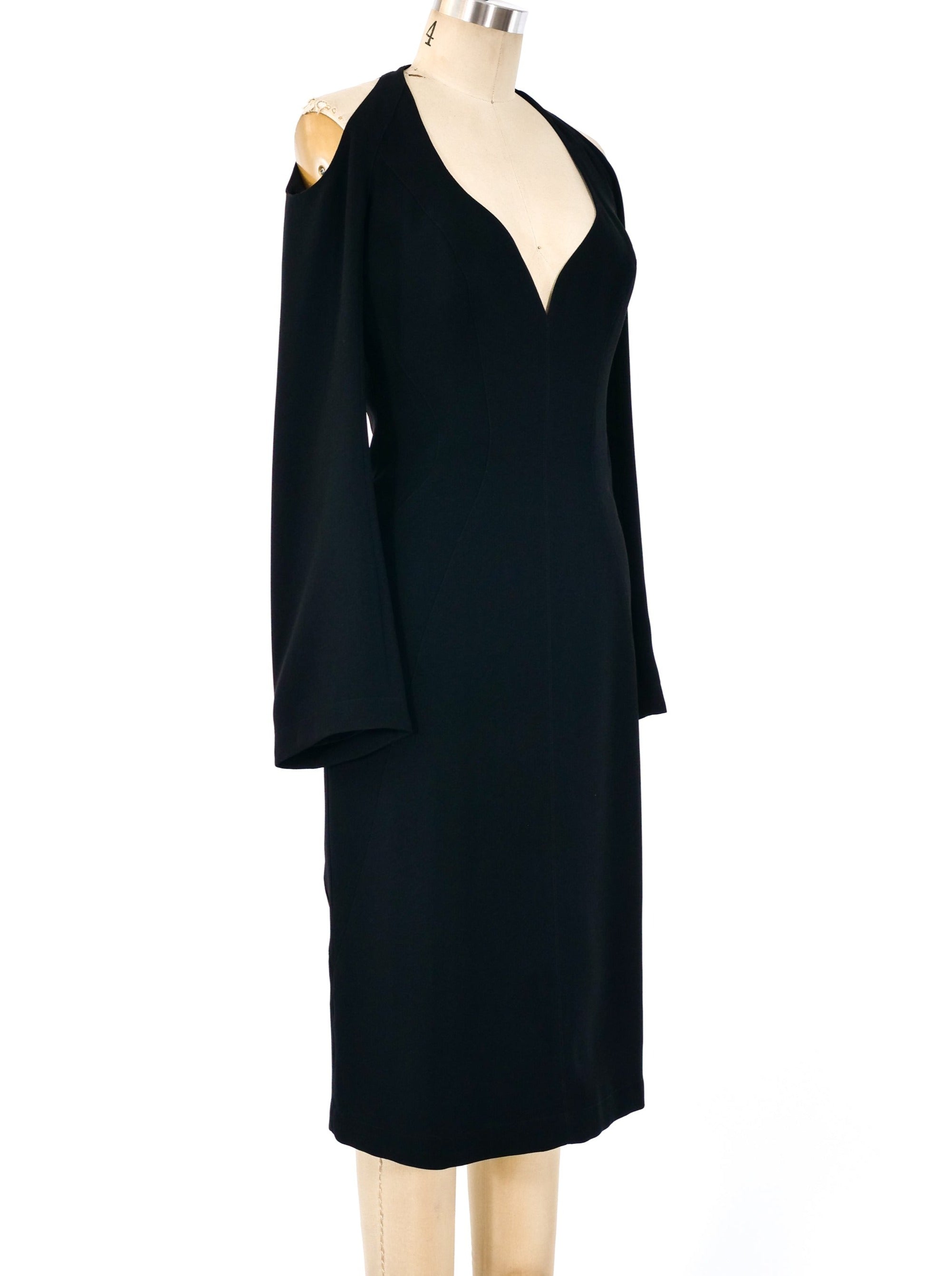 【関税込み】Mugler ブラック Zipped Sleeves フーディ 関税込み】Mugler ブラック Zipped Sleeves フーディ Mugler