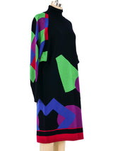 Gianni Versace Colorblock Sweater Dress Dress arcadeshops.com