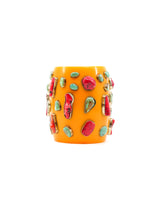 Coral and Turquoise Studded Resin Bangle Accessory arcadeshops.com