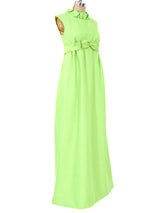 Emma Domb Lime Sleeveless Empire Dress Dress arcadeshops.com