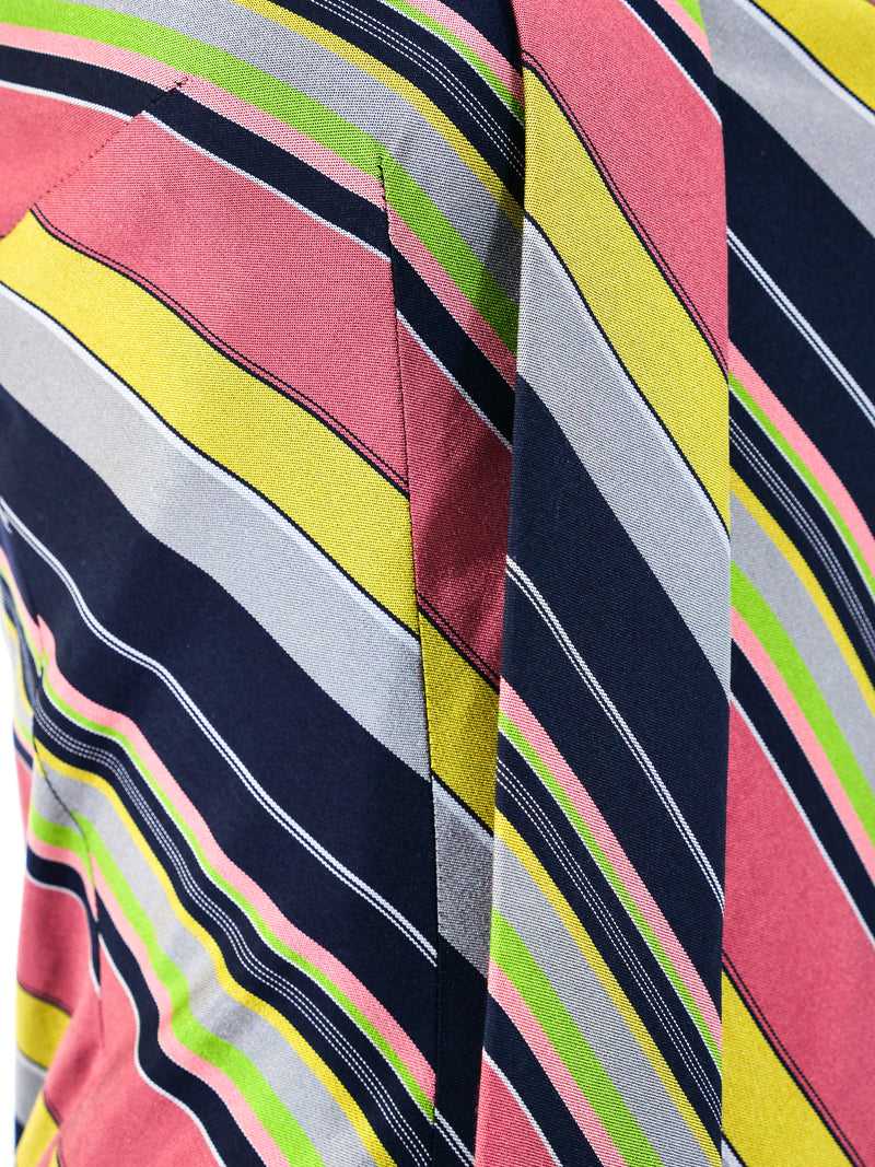 Maison Martin Margiela Rainbow Striped Necktie Dress Dress arcadeshops.com