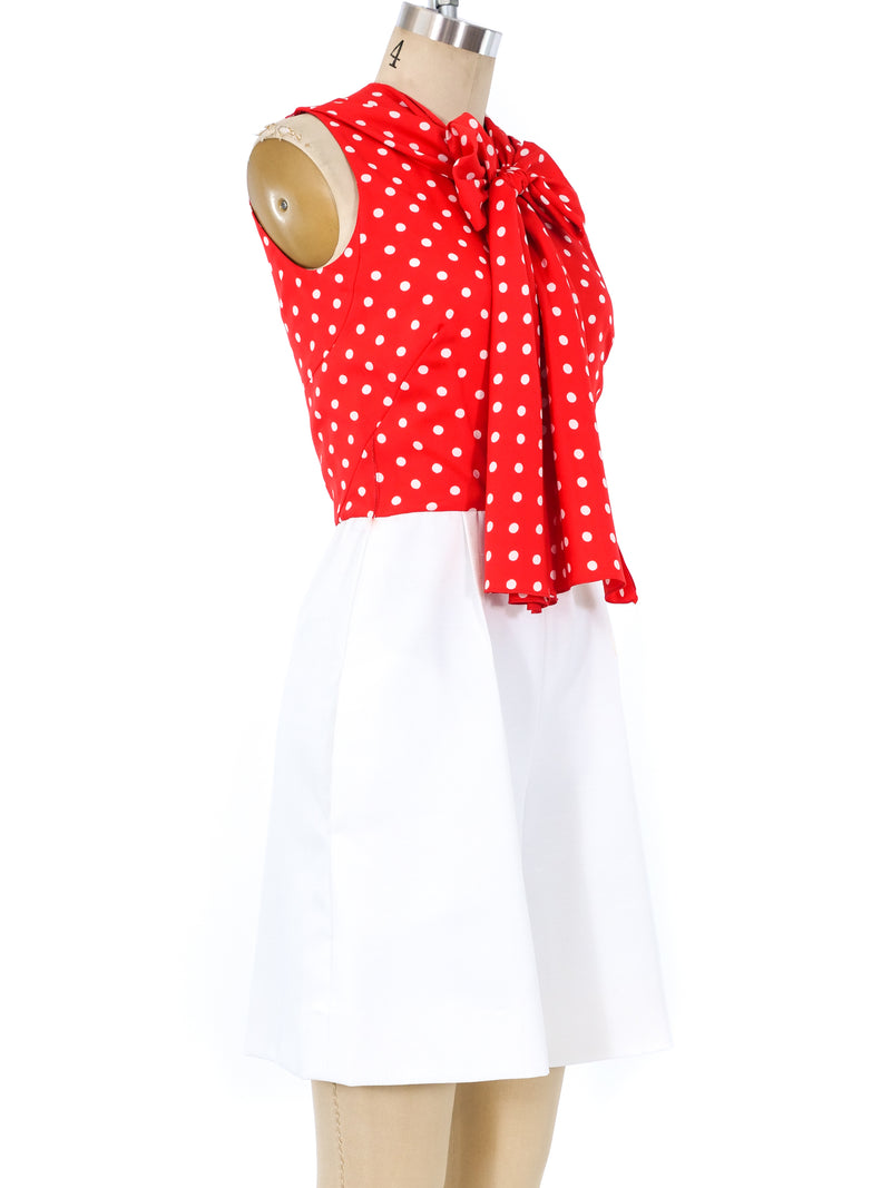 Geoffrey Beene Polka Dot Romper Ensemble Suit arcadeshops.com