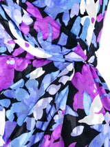 Floral Halter Maxi Dress Dress arcadeshops.com