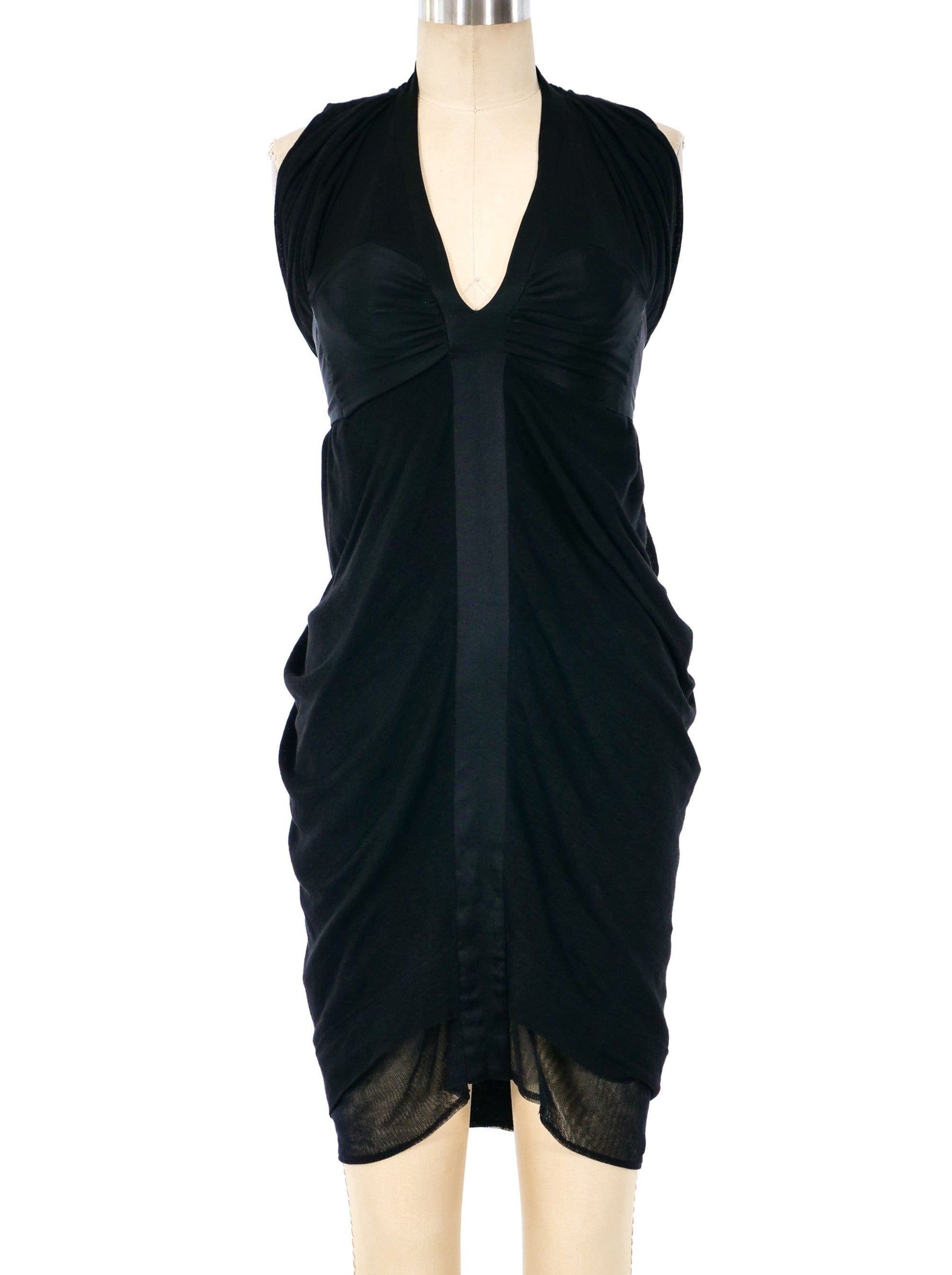 Balenciaga Draped Jersey Dress