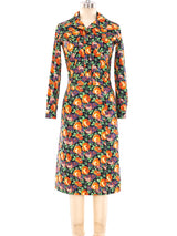 1970's Yves Saint Laurent Floral Skirt Suit Suit arcadeshops.com