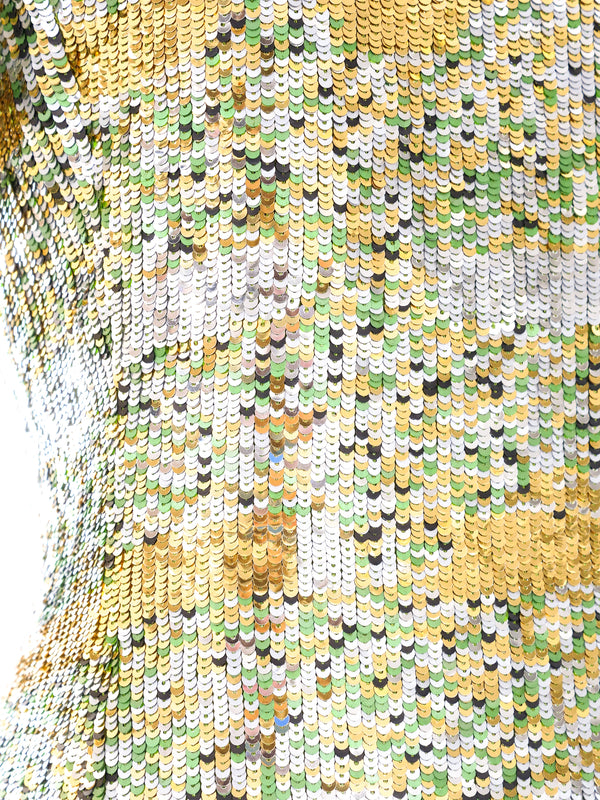 Neil Bieff Citrus Sequin Mini Dress Dress arcadeshops.com