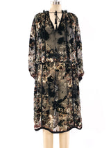 Jean Paul Gaultier Printed Peasant Dress Dress arcadeshops.com
