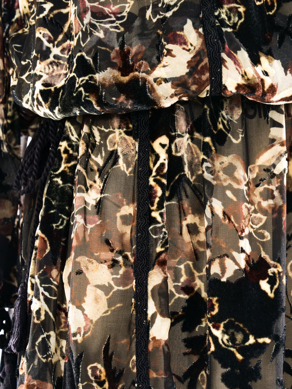 Jean Paul Gaultier Printed Peasant Dress Dress arcadeshops.com