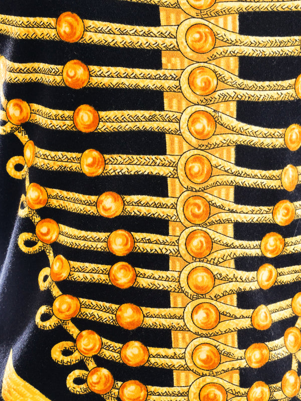 Hermes Brandebourgs Print Sleeveless Tee Top arcadeshops.com