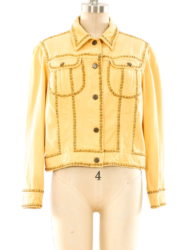 Brass Studded Lee Jacket Jacket arcadeshops.com
