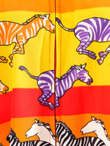 Rainbow Zebra Print Caftan Dress arcadeshops.com