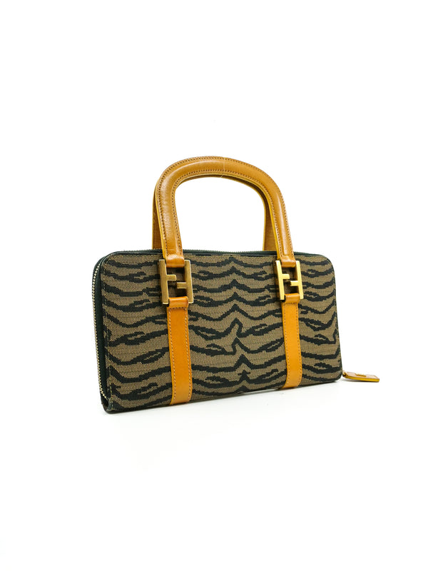 Fendi Top Handle Wallet Clutch Accessory arcadeshops.com