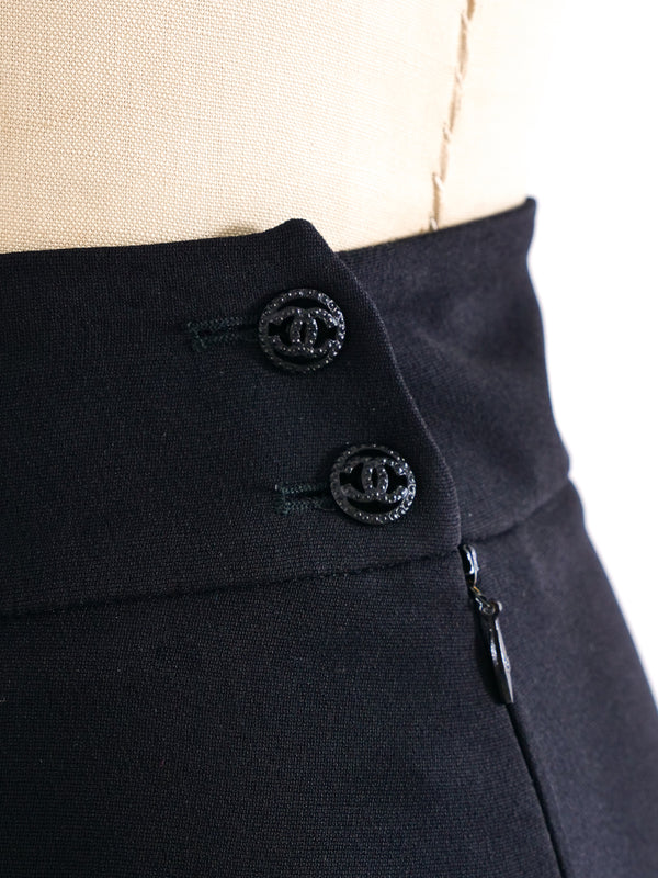 Chanel High Waisted Wide Leg Pants Bottom arcadeshops.com