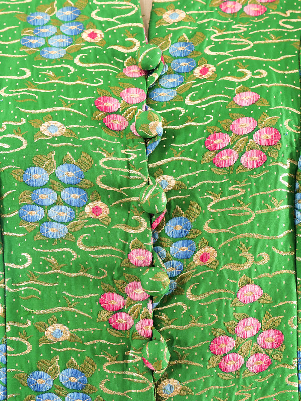 Waterlily Brocade Maxi Coat Jacket arcadeshops.com