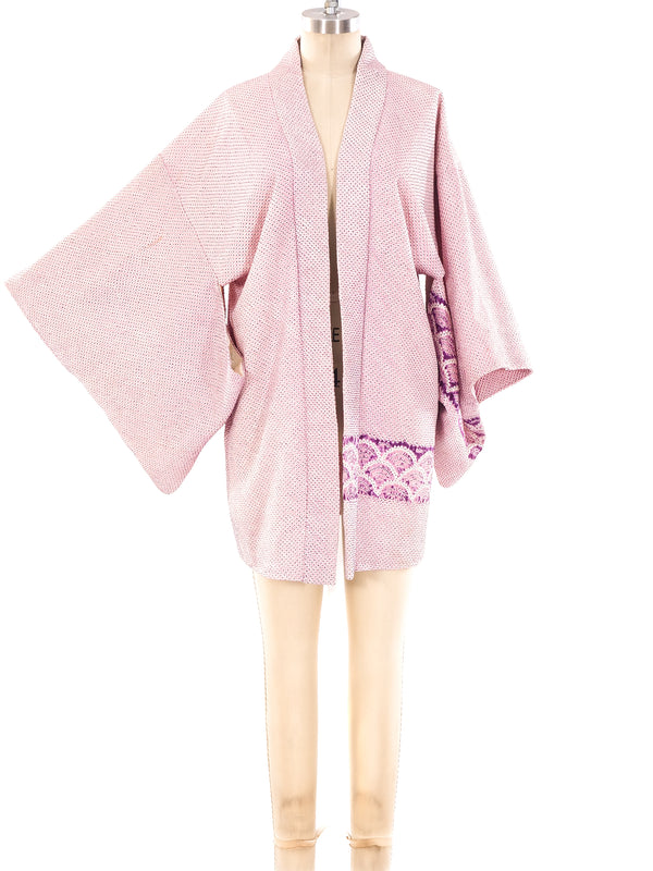 Violet Shibori Haori Kimono Jacket arcadeshops.com