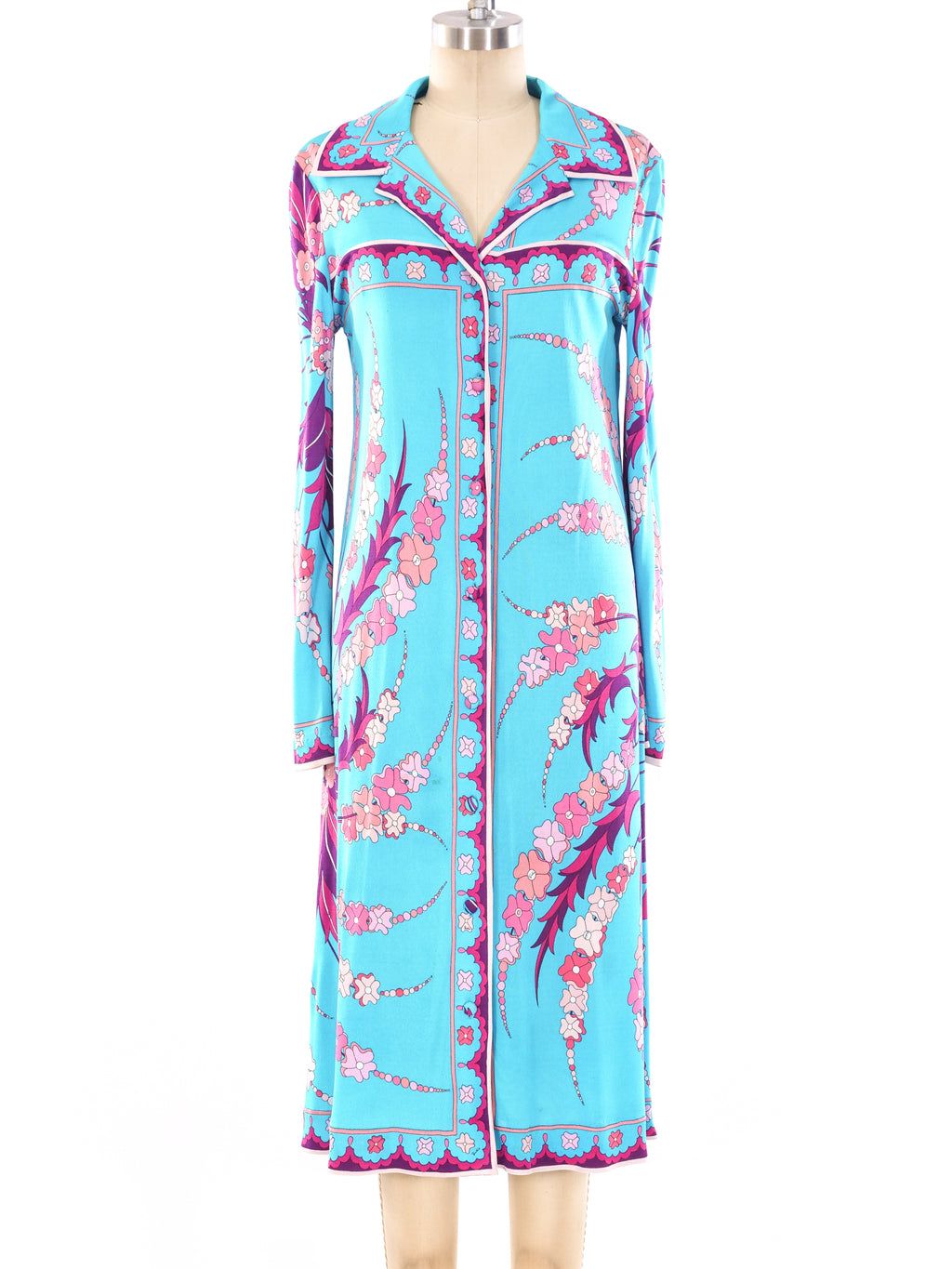 emilio pucci shirt dress Pucci Girls Onde Shirt Dress in Pink 4 Yrs