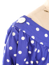 Yves Saint Laurent Polka Dot Dress Dress arcadeshops.com