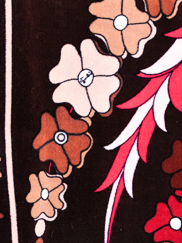 Emilio Pucci Printed Velvet Skirt Bottom arcadeshops.com