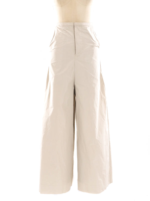 Acne Wide Leg Nylon Pants Bottom arcadeshops.com